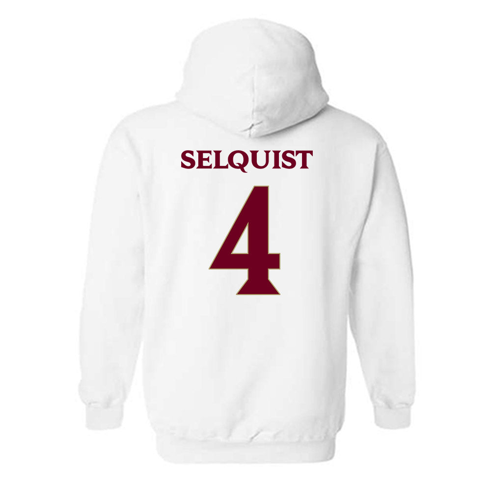 Elon - NCAA Women's Lacrosse : Kiley Selquist - Classic Fashion Shersey Hooded Sweatshirt-1