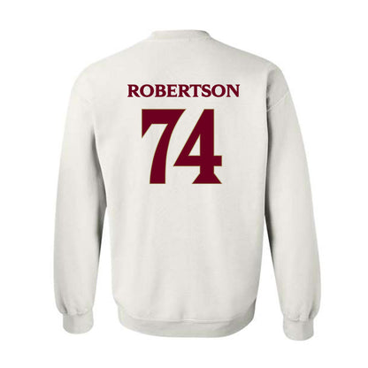 Elon - NCAA Football : Webb Robertson - Classic Fashion Shersey Crewneck Sweatshirt-1