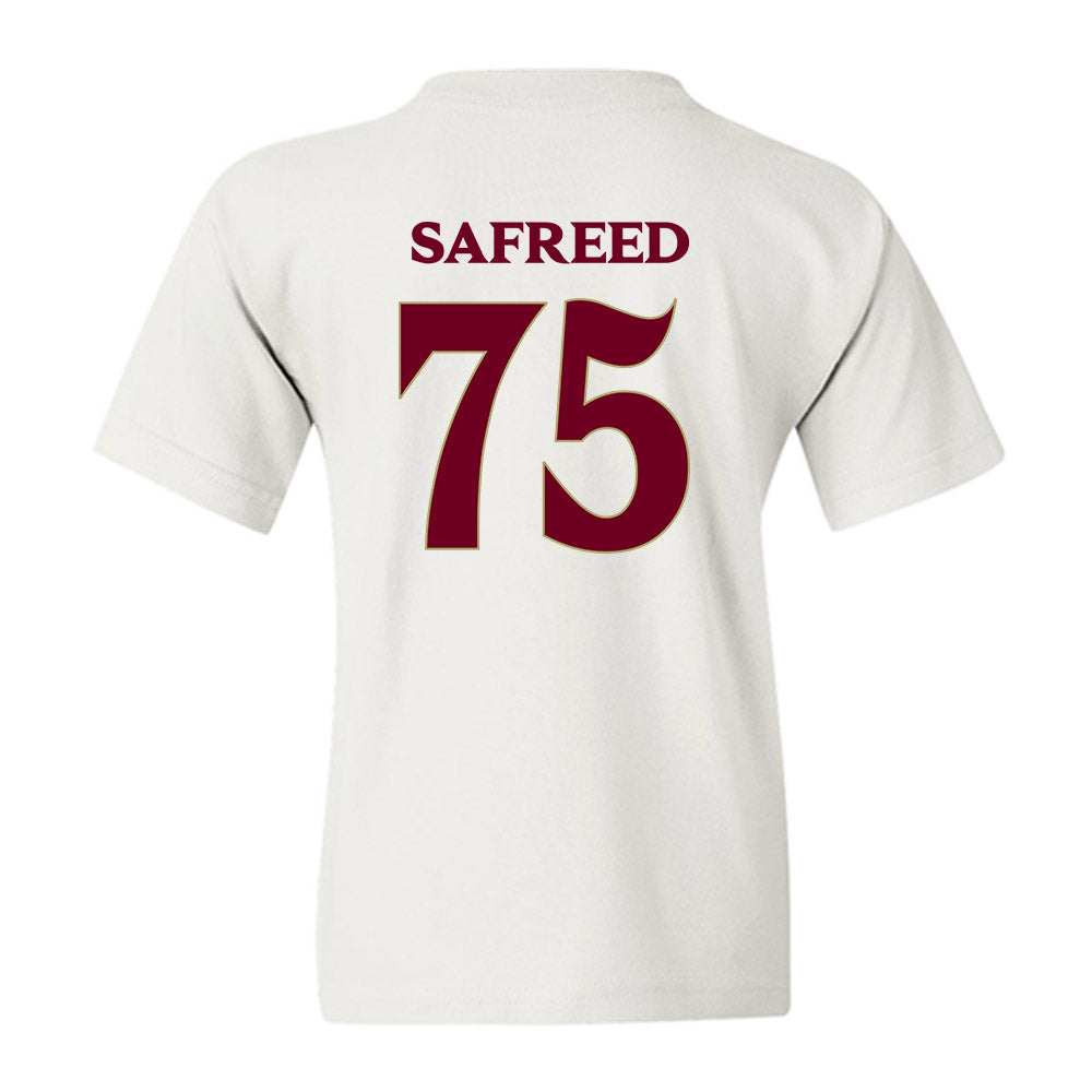 Elon - NCAA Football : Evan Safreed Safreed - Classic Fashion Shersey Youth T-Shirt-1