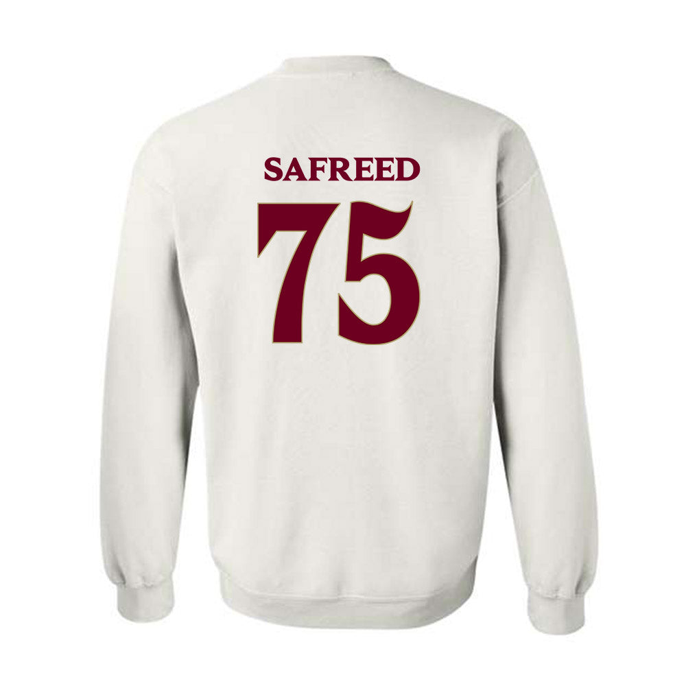 Elon - NCAA Football : Evan Safreed Safreed - Classic Fashion Shersey Crewneck Sweatshirt-1