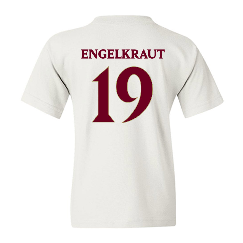 Elon - NCAA Women's Lacrosse : Maddie Engelkraut - Classic Fashion Shersey Youth T-Shirt-1