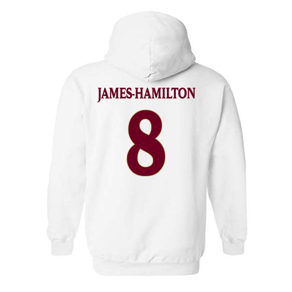 Elon - NCAA Football : Darren James-Hamilton - Classic Fashion Shersey Hooded Sweatshirt-1