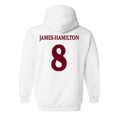 Elon - NCAA Football : Darren James-Hamilton - Classic Fashion Shersey Hooded Sweatshirt-1