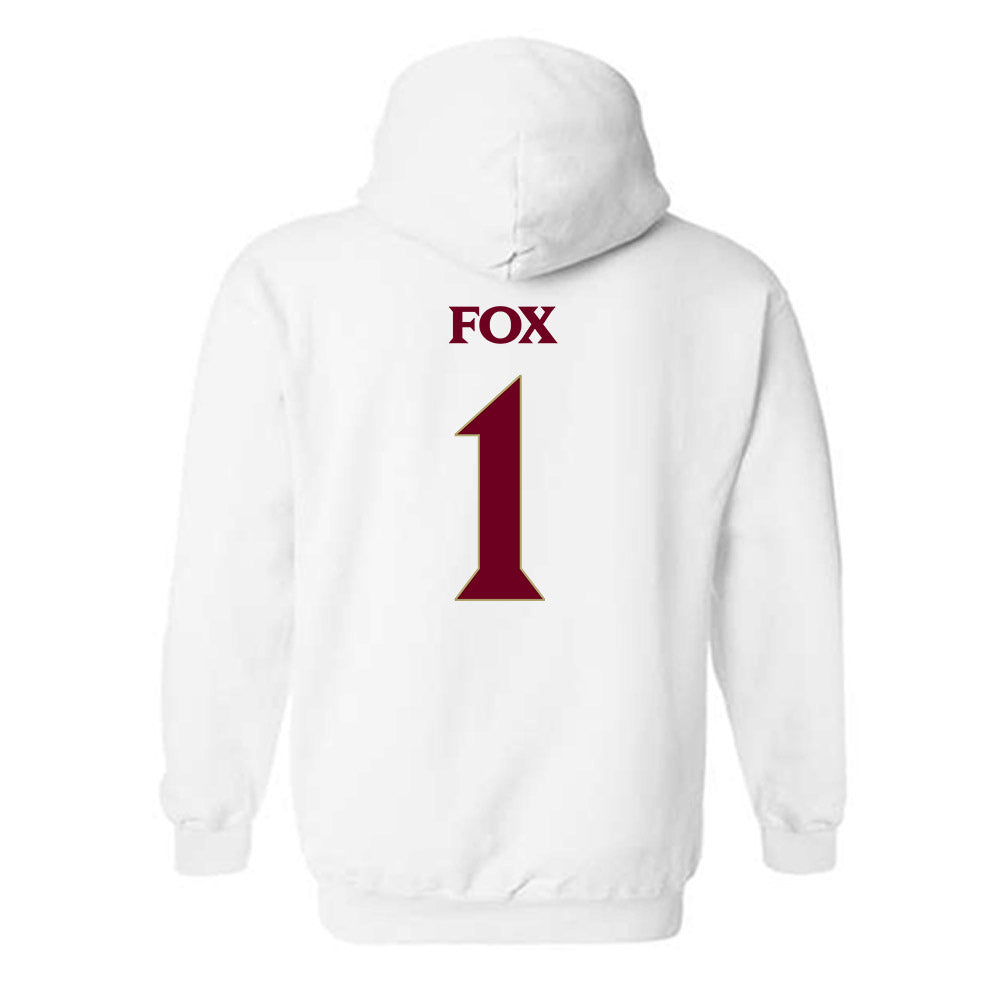 Elon - NCAA Women's Basketball : Ashanti Fox - Classic Fashion Shersey Hooded Sweatshirt-1
