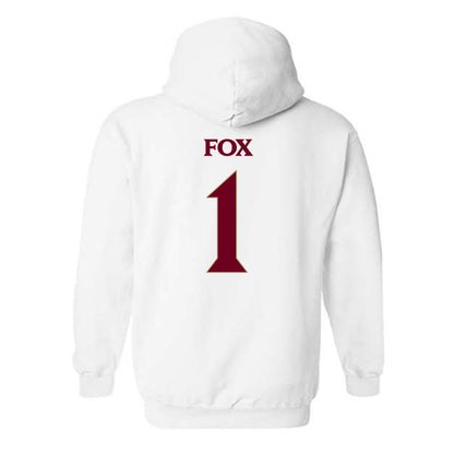 Elon - NCAA Women's Basketball : Ashanti Fox - Classic Fashion Shersey Hooded Sweatshirt-1