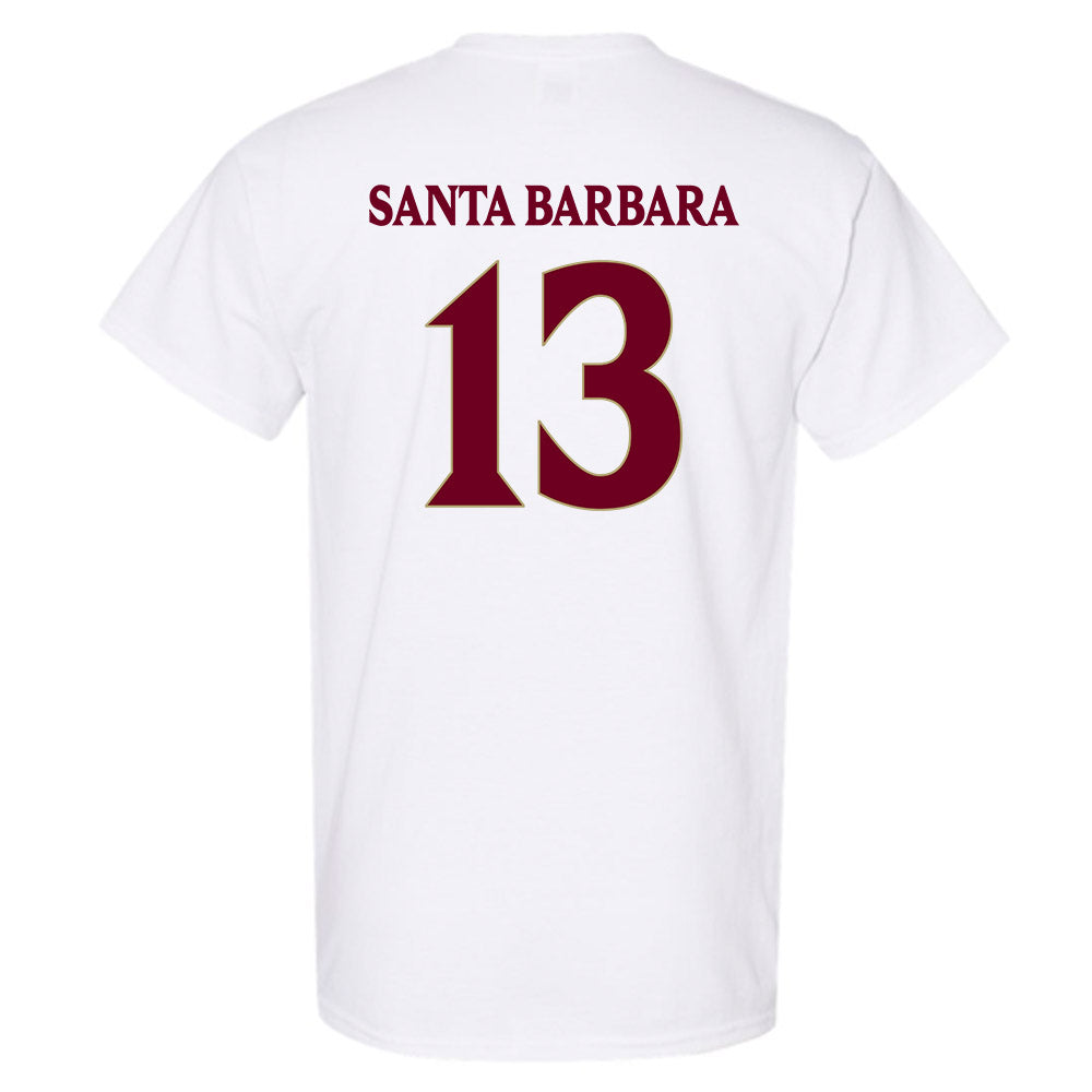 Elon - NCAA Women's Lacrosse : Mj Santa Barbara - Classic Fashion Shersey T-Shirt-1