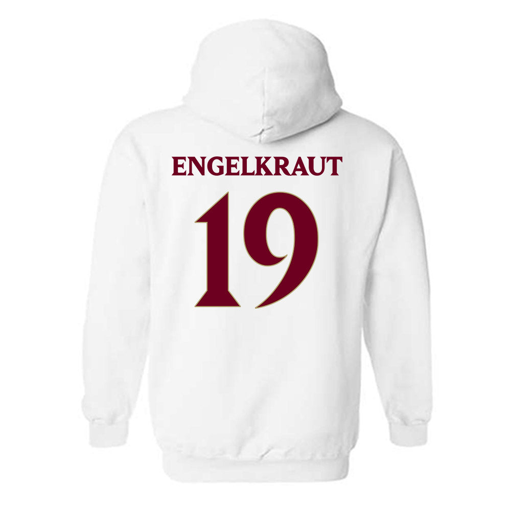 Elon - NCAA Women's Lacrosse : Maddie Engelkraut - Classic Fashion Shersey Hooded Sweatshirt-1