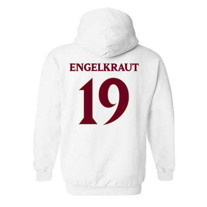Elon - NCAA Women's Lacrosse : Maddie Engelkraut - Classic Fashion Shersey Hooded Sweatshirt-1