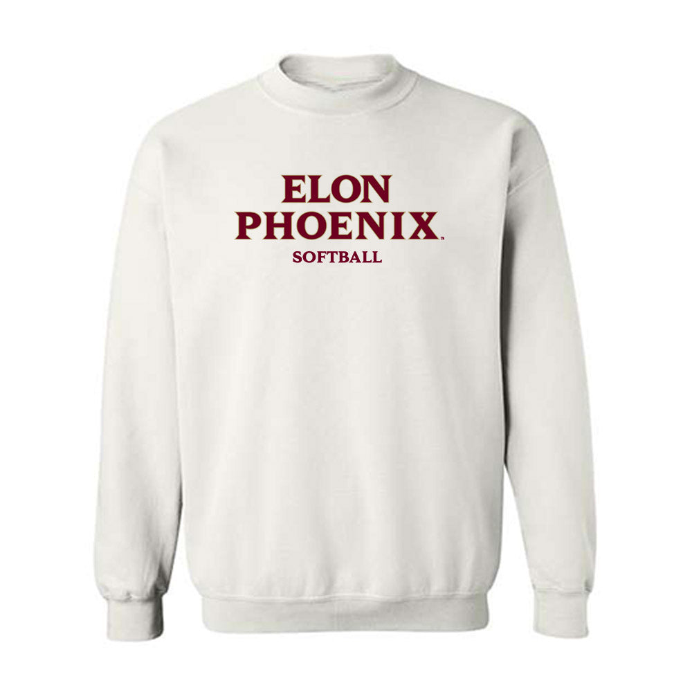 Elon - NCAA Softball : Meredith Wells - Classic Fashion Shersey Crewneck Sweatshirt-0