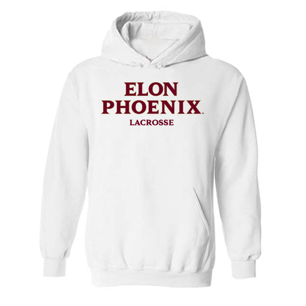 Elon - NCAA Women's Lacrosse : Emma Flynn - Classic Fashion Shersey Hooded Sweatshirt-0