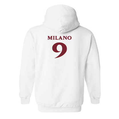 Elon - NCAA Women's Soccer : Gia Milano - Classic Fashion Shersey Hooded Sweatshirt-1