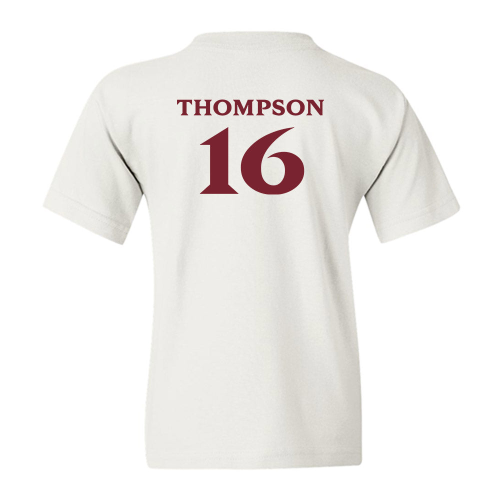 Elon - NCAA Men's Soccer : Diego Thompson - Classic Fashion Shersey Youth T-Shirt-1