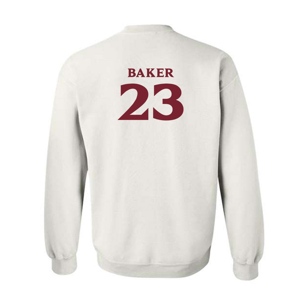 Elon - NCAA Football : Rushawn Baker - Classic Fashion Shersey Crewneck Sweatshirt