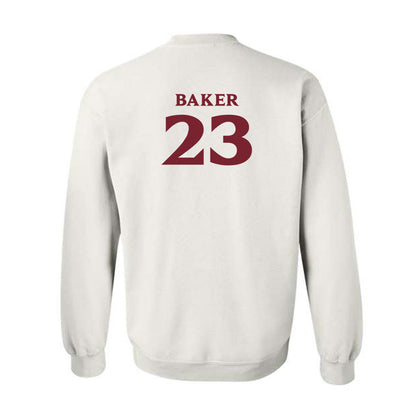 Elon - NCAA Football : Rushawn Baker - Classic Fashion Shersey Crewneck Sweatshirt