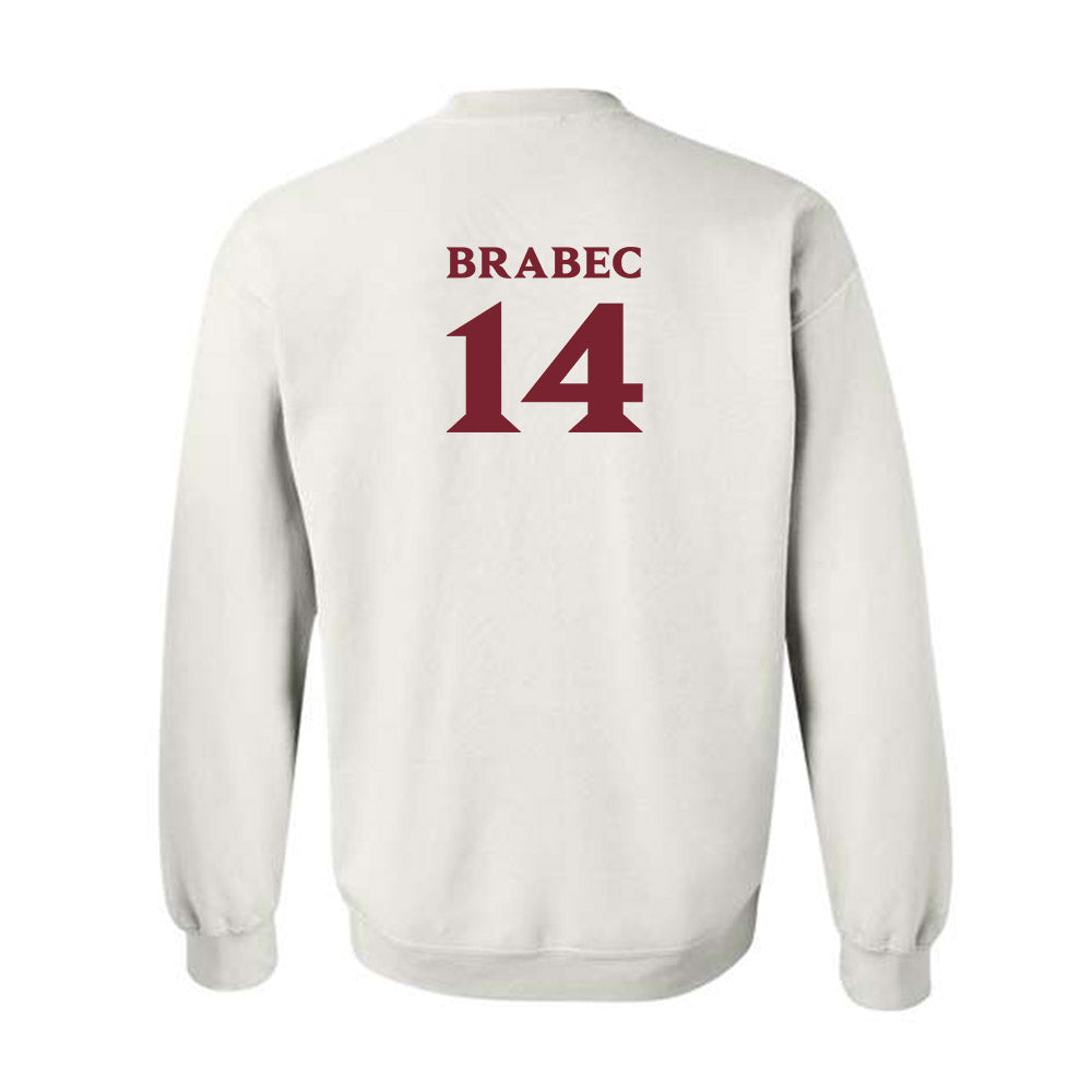 Elon - NCAA Men's Basketball : Alex Brabec - Classic Fashion Shersey Crewneck Sweatshirt-1