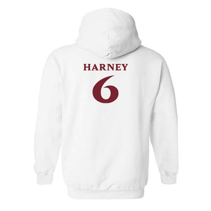 Elon - NCAA Football : Tyquan Harney - Classic Fashion Shersey Hooded Sweatshirt-1