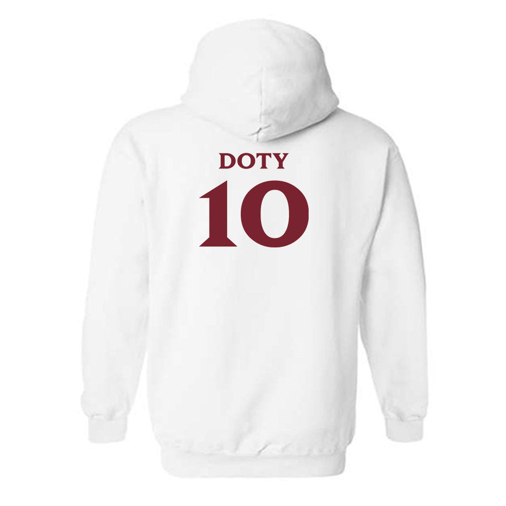 Elon - NCAA Women's Basketball : Kamryn Doty - Classic Fashion Shersey Hooded Sweatshirt-1