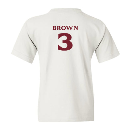 Elon - NCAA Football : Kahmari Brown - Classic Fashion Shersey Youth T-Shirt-1