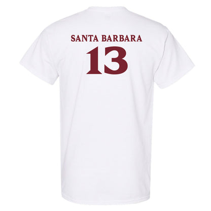 Elon - NCAA Women's Lacrosse : Mj Santa Barbara - Classic Fashion Shersey T-Shirt-1