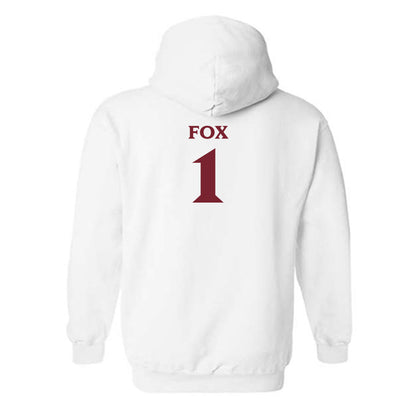 Elon - NCAA Women's Basketball : Ashanti Fox - Classic Fashion Shersey Hooded Sweatshirt-1