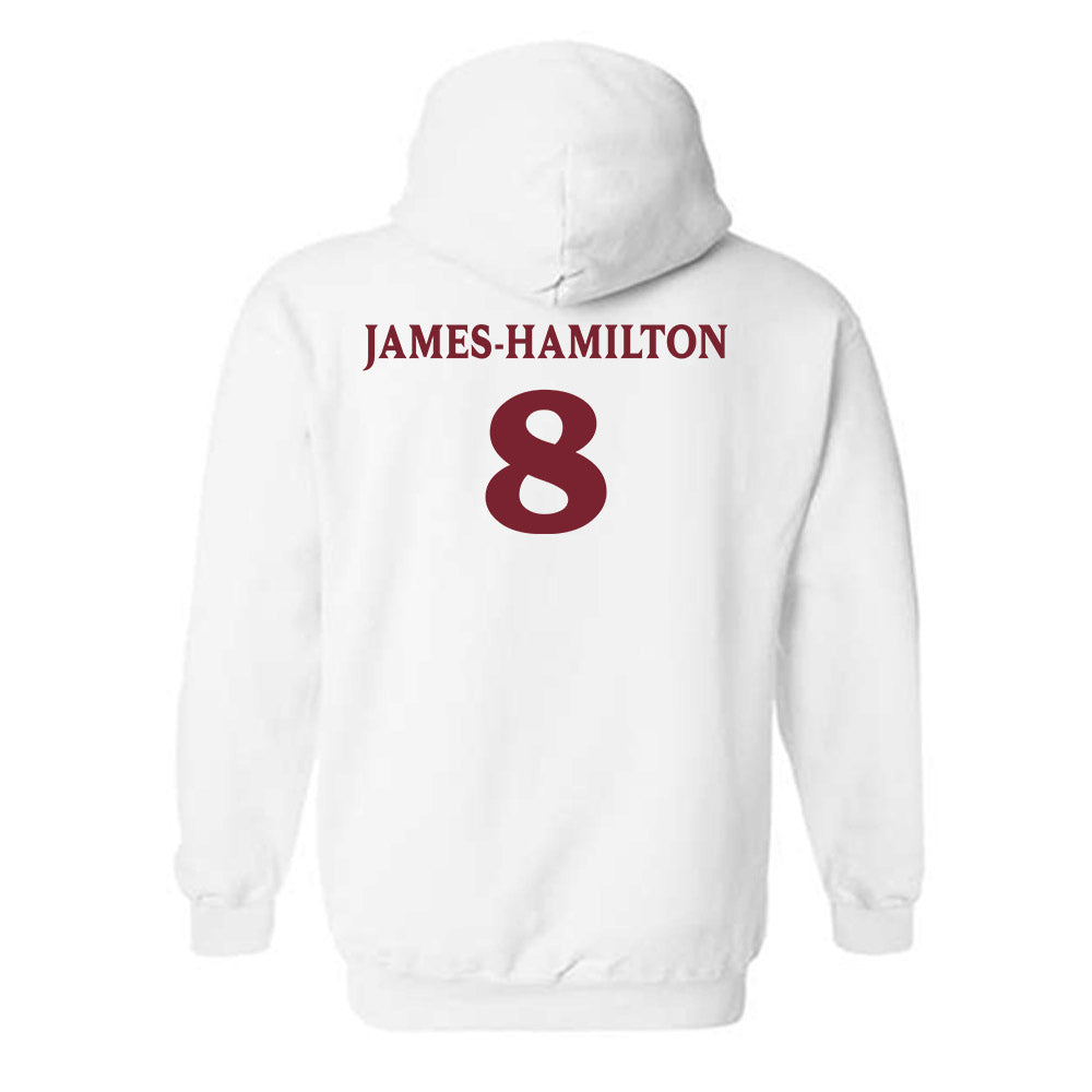 Elon - NCAA Football : Darren James-Hamilton - Classic Fashion Shersey Hooded Sweatshirt-1
