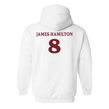 Elon - NCAA Football : Darren James-Hamilton - Classic Fashion Shersey Hooded Sweatshirt-1