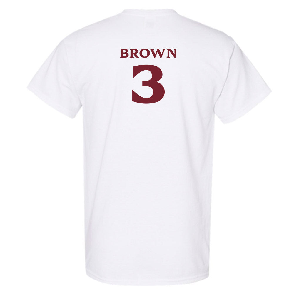 Elon - NCAA Football : Kahmari Brown - Classic Fashion Shersey T-Shirt-1