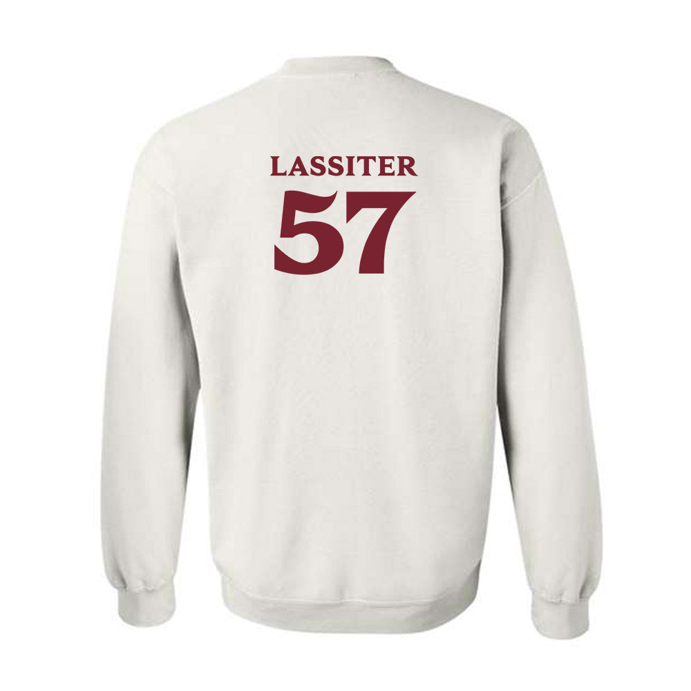 Elon - NCAA Football : Demari Lassiter - Classic Fashion Shersey Crewneck Sweatshirt-1