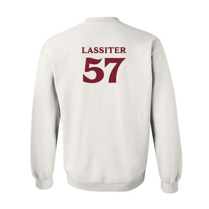 Elon - NCAA Football : Demari Lassiter - Classic Fashion Shersey Crewneck Sweatshirt-1