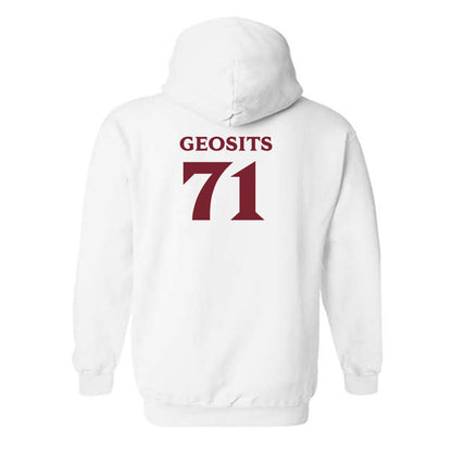 Elon - NCAA Football : Frank Geosits - Classic Fashion Shersey Hooded Sweatshirt-1