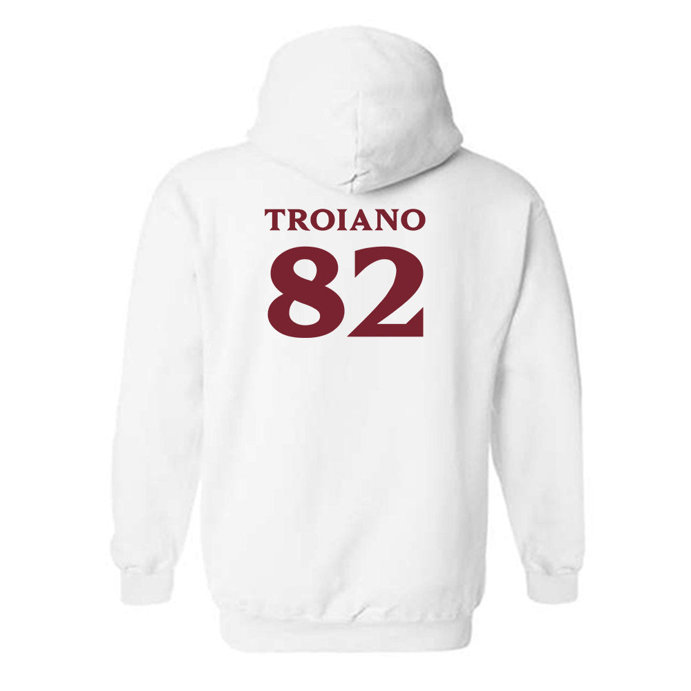 Elon - NCAA Football : Max Troiano - Classic Fashion Shersey Hooded Sweatshirt-1