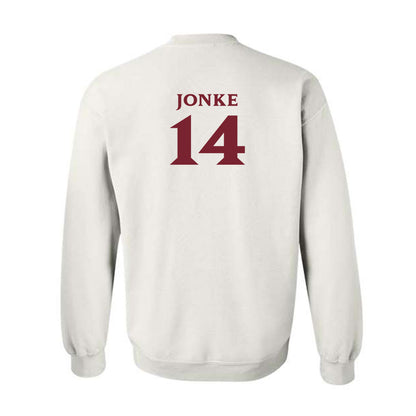 Elon - NCAA Men's Soccer : Weston Jonke - Classic Fashion Shersey Crewneck Sweatshirt-1