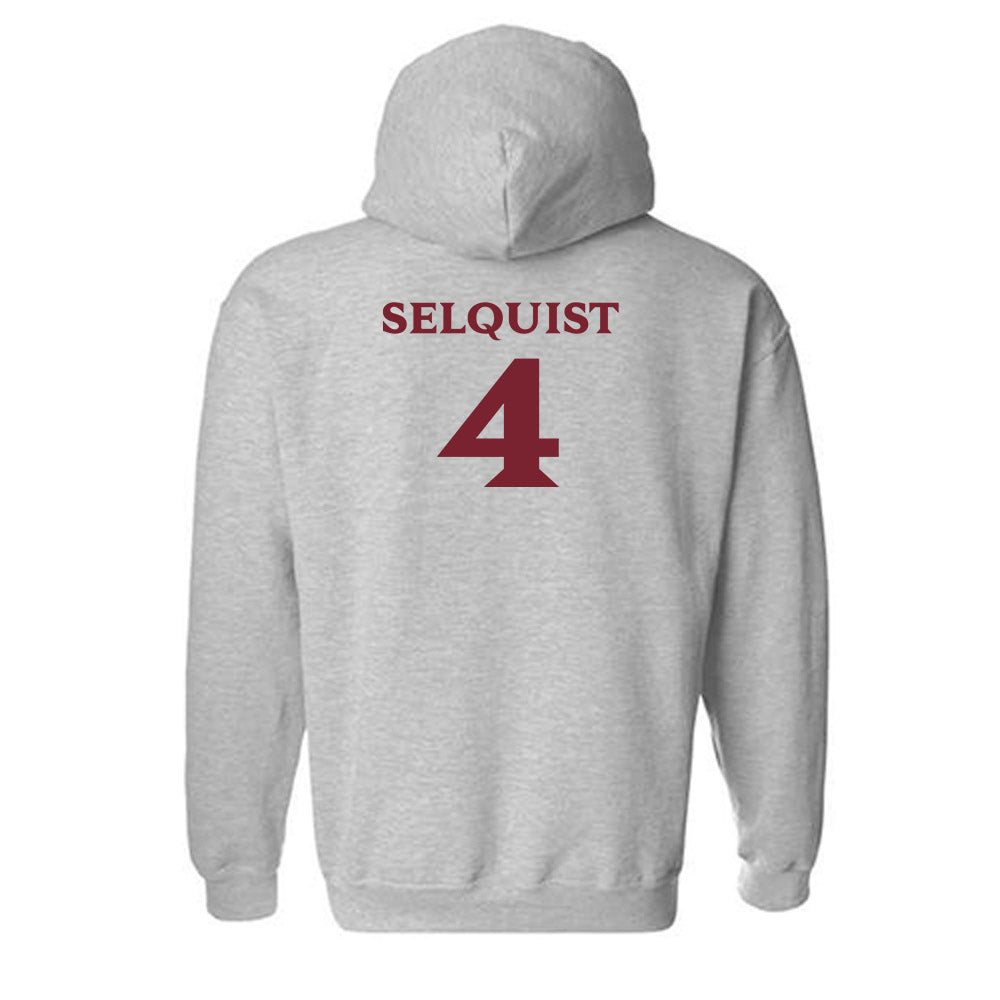 Elon - NCAA Women's Lacrosse : Kiley Selquist - Classic Fashion Shersey Hooded Sweatshirt-1