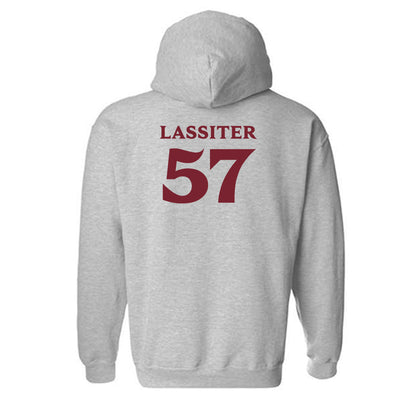 Elon - NCAA Football : Demari Lassiter - Classic Fashion Shersey Hooded Sweatshirt-1