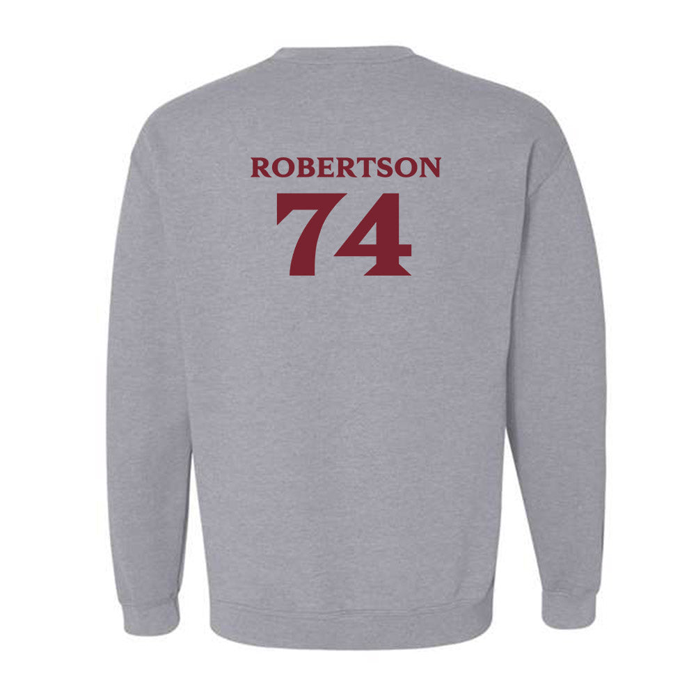Elon - NCAA Football : Webb Robertson - Classic Fashion Shersey Crewneck Sweatshirt-1