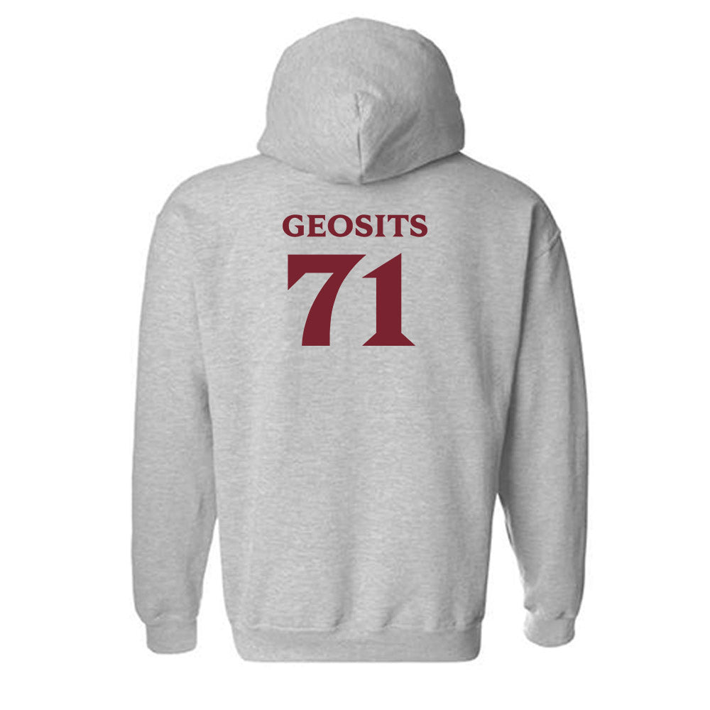Elon - NCAA Football : Frank Geosits - Classic Fashion Shersey Hooded Sweatshirt-1