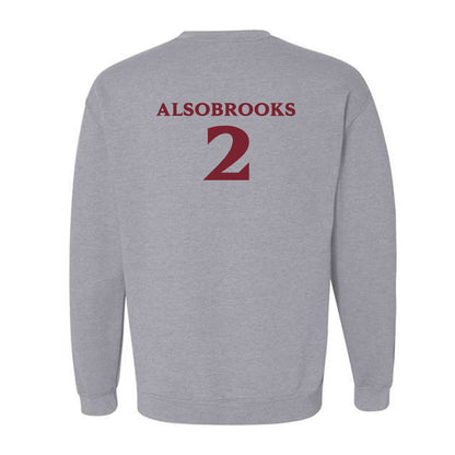 Elon - NCAA Football : Senquavious Alsobrooks - Classic Fashion Shersey Crewneck Sweatshirt-1