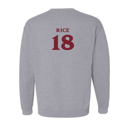 Elon - NCAA Women's Volleyball : April Rice - Classic Fashion Shersey Crewneck Sweatshirt-1
