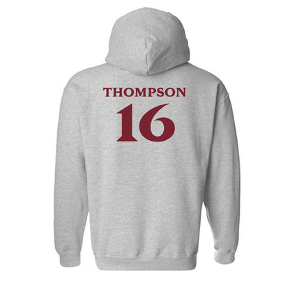Elon - NCAA Men's Soccer : Diego Thompson - Classic Fashion Shersey Hooded Sweatshirt-1