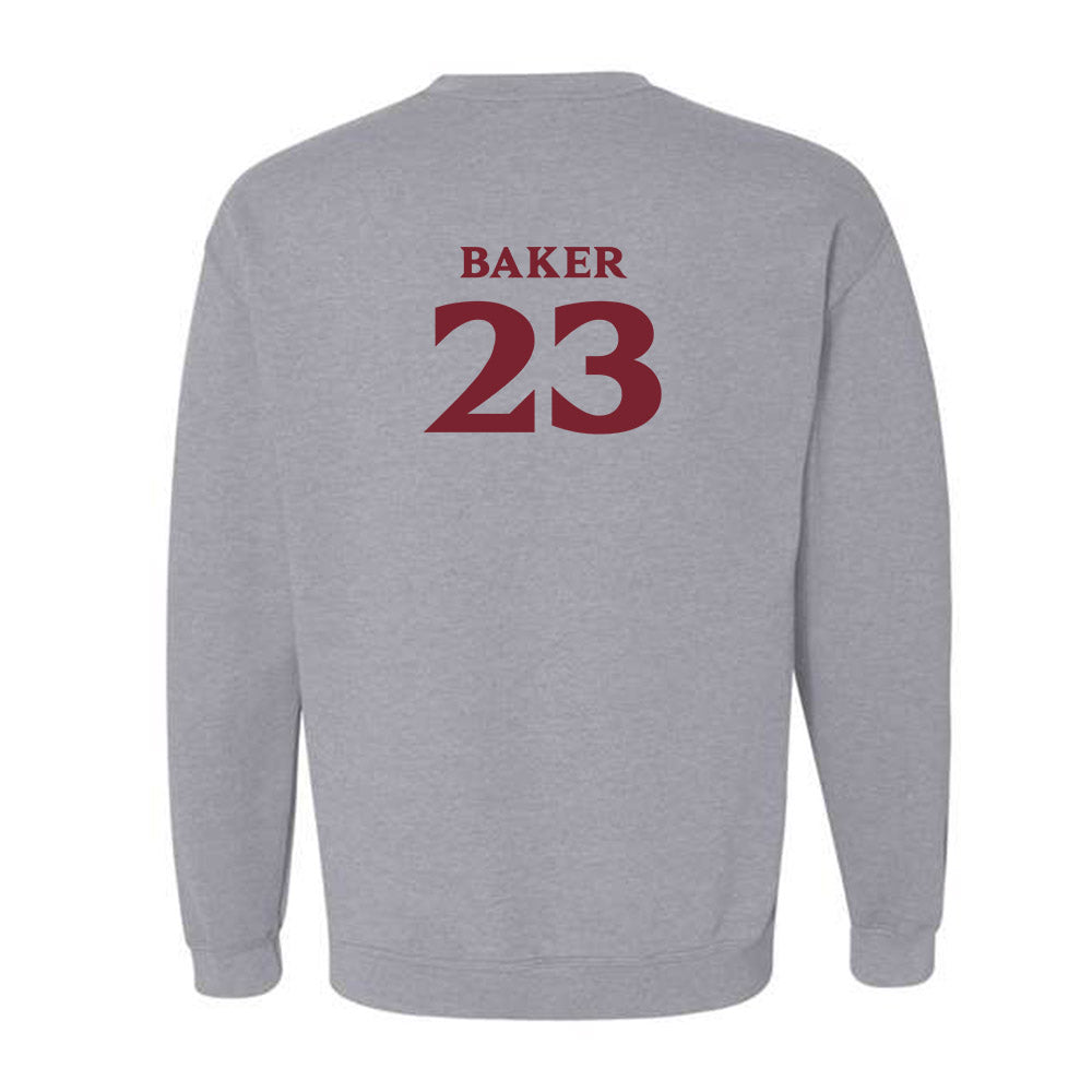 Elon - NCAA Football : Rushawn Baker - Classic Fashion Shersey Crewneck Sweatshirt