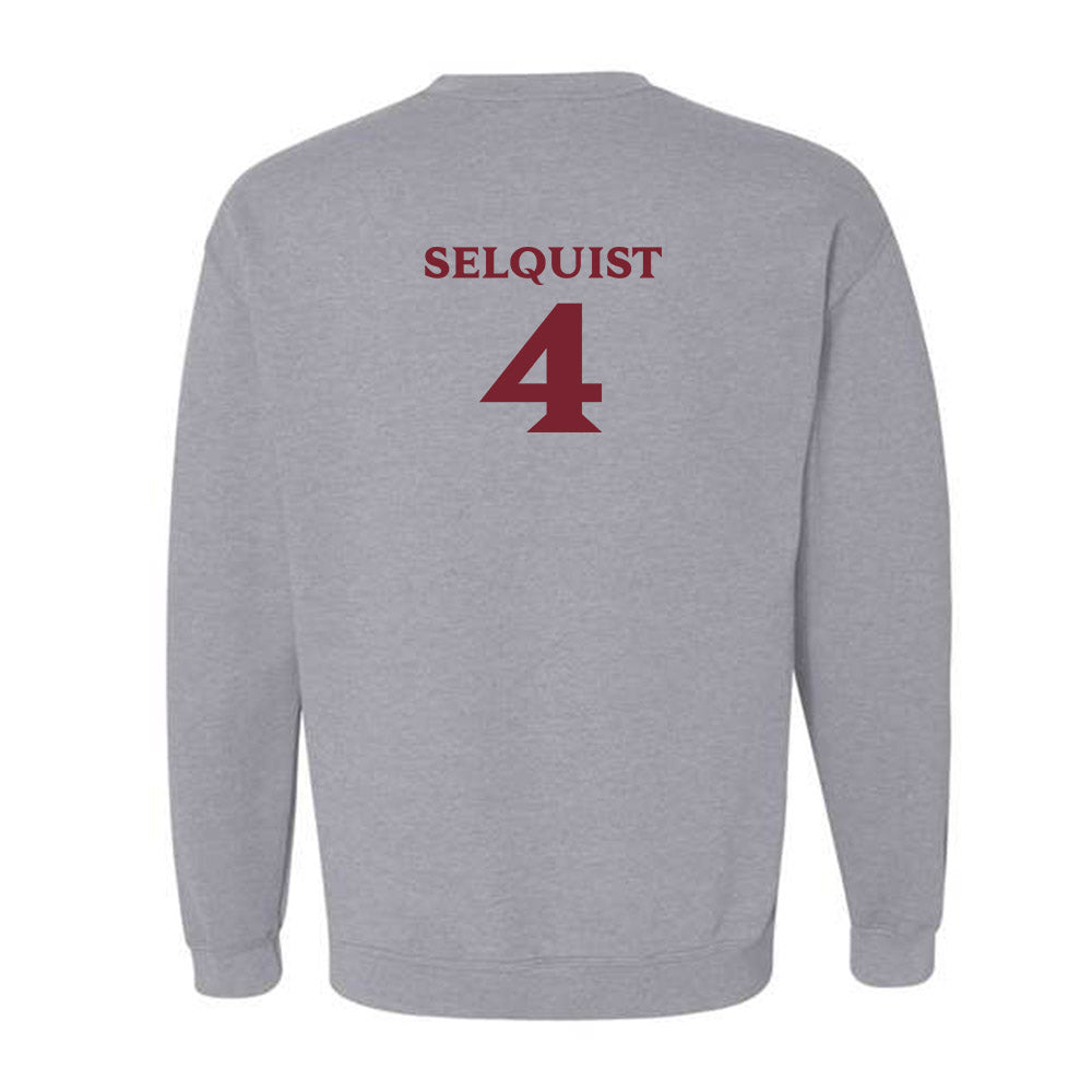 Elon - NCAA Women's Lacrosse : Kiley Selquist - Classic Fashion Shersey Crewneck Sweatshirt-1