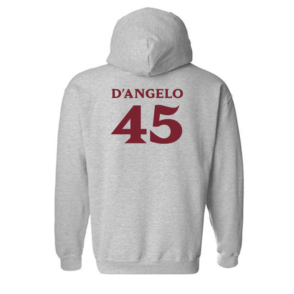 Elon - NCAA Football : Michael D'Angelo - Classic Fashion Shersey Hooded Sweatshirt-1
