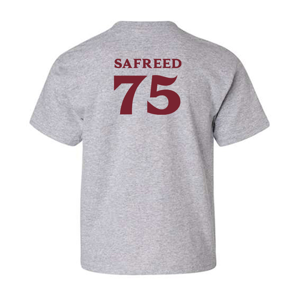 Elon - NCAA Football : Evan Safreed Safreed - Classic Fashion Shersey Youth T-Shirt-1