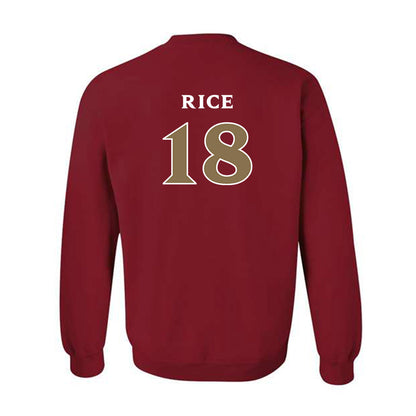 Elon - NCAA Women's Volleyball : April Rice - Classic Fashion Shersey Crewneck Sweatshirt-1