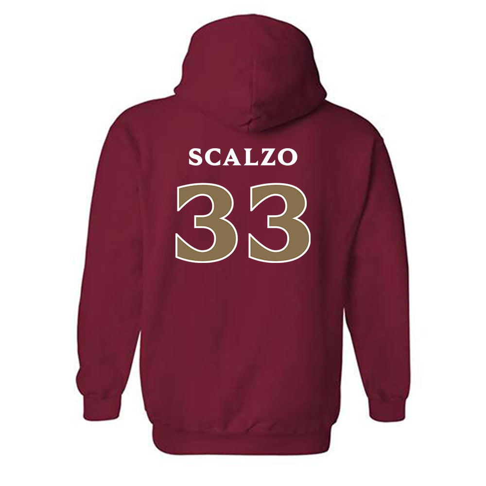 Elon - NCAA Women's Lacrosse : Lizzie Scalzo - Classic Fashion Shersey Hooded Sweatshirt-1