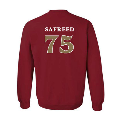 Elon - NCAA Football : Evan Safreed Safreed - Classic Fashion Shersey Crewneck Sweatshirt-1