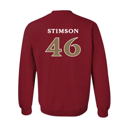 Elon - NCAA Football : Carter Stimson - Classic Fashion Shersey Crewneck Sweatshirt-1