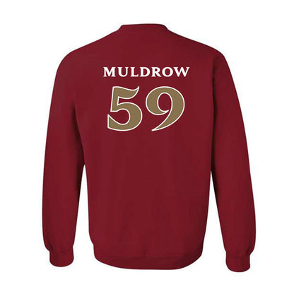 Elon - NCAA Football : Michael Muldrow - Classic Fashion Shersey Crewneck Sweatshirt-1