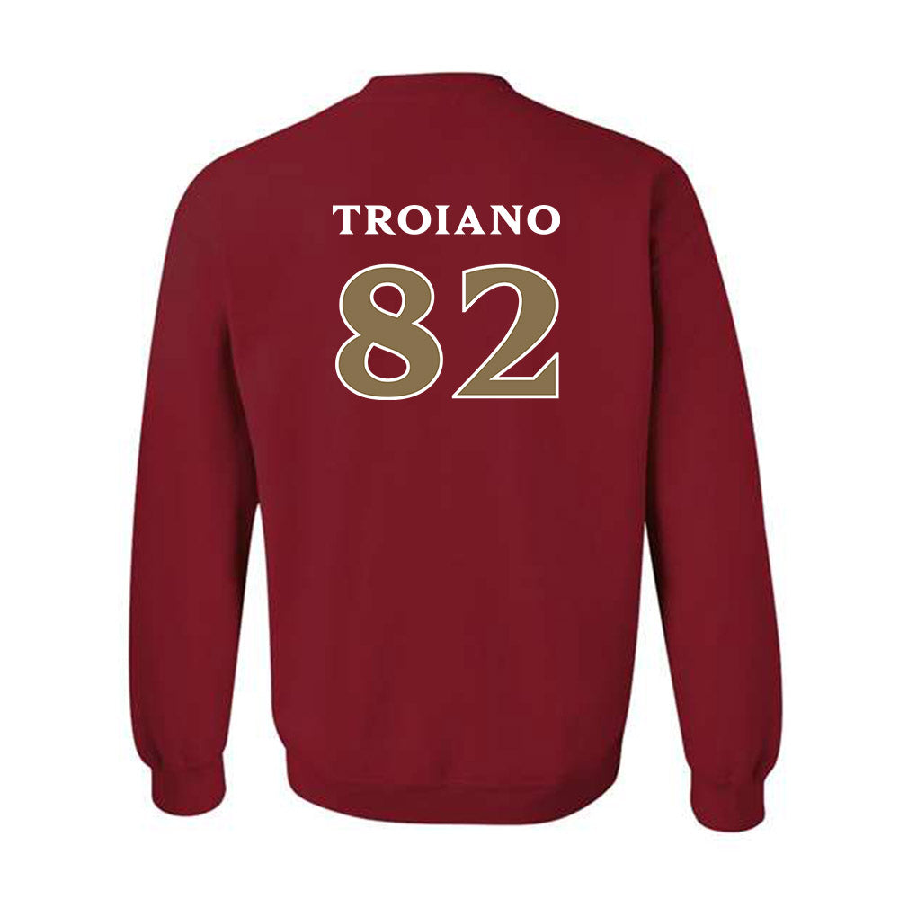 Elon - NCAA Football : Max Troiano - Classic Fashion Shersey Crewneck Sweatshirt-1