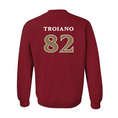 Elon - NCAA Football : Max Troiano - Classic Fashion Shersey Crewneck Sweatshirt-1